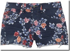 floral-printed-denim-shorts