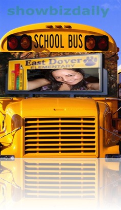 East Dover Elementary school bus Rebecca Sardoni pic