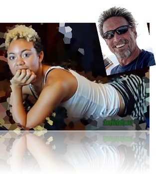 Amy Emswiller John McAfee  girlfriend pic