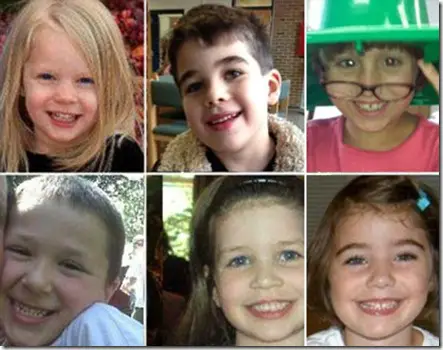 children killed at Sandy Hook elementary school