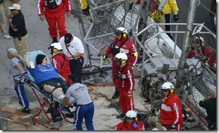 Daytona 500 car crash image