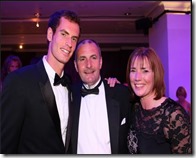 Andy Murray father Willie Murray girlfriend Sam Watson pic